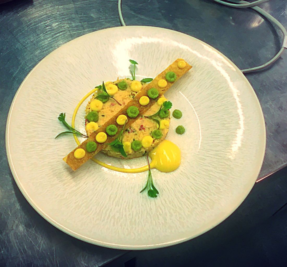 Thai spiced crab tartlet